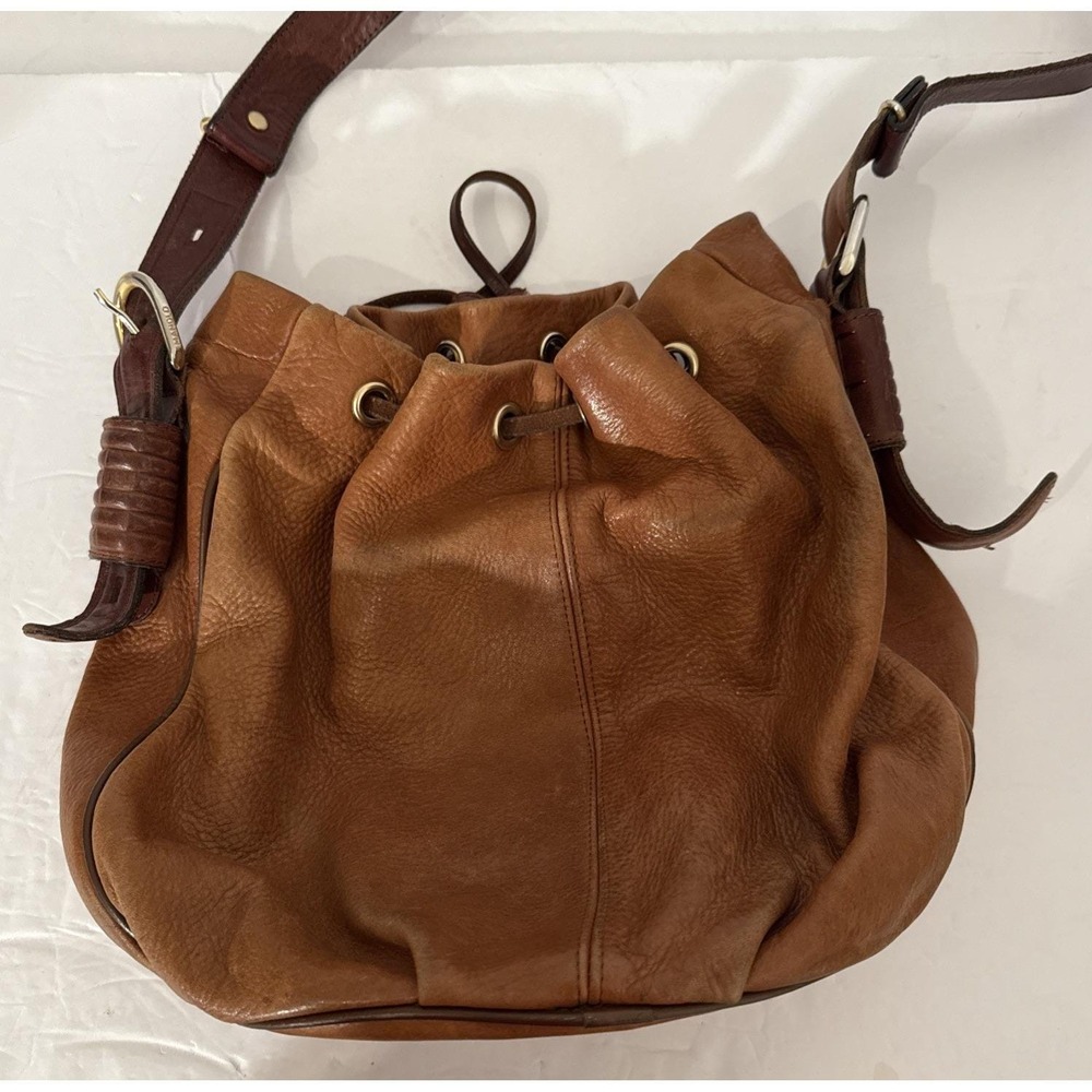 Manolo Blahnik Brown Leather Hobo Bag - Picture 11 of 16